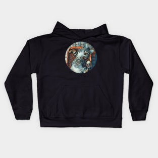 Agreeable floppy cat Kids Hoodie